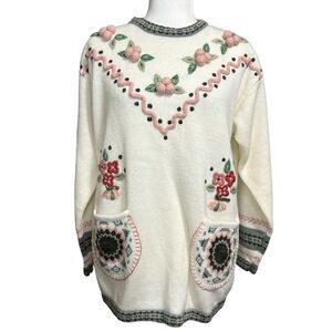 𝅺paramour Vintage Knitted Sweater Free Sizea